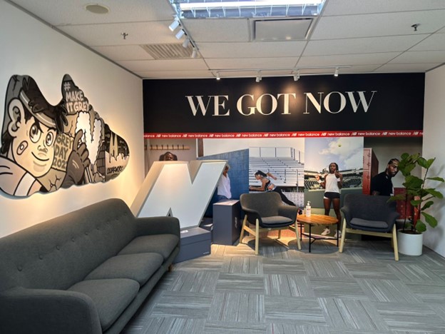 New Balance Malaysia office lounge